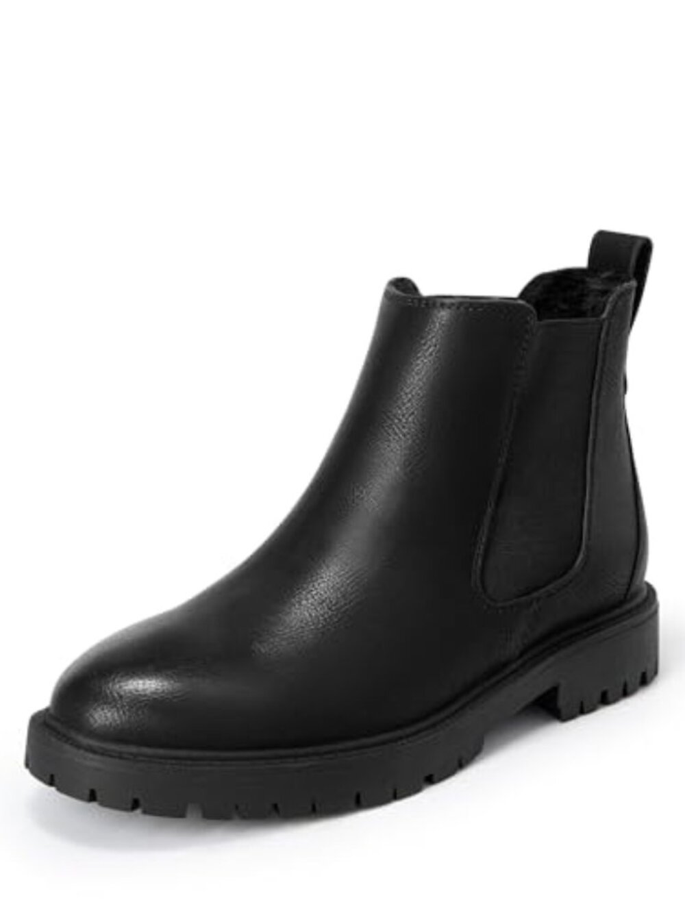 🆕 Women's Chelsea Ankle Boots Winter Snow Booties Slip On Warm Fur Lined